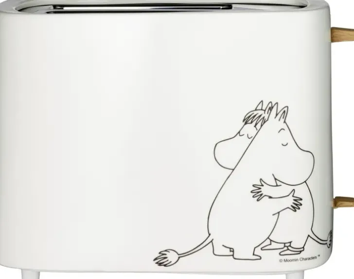 Adexi Muumi Valkoinen Keraaminen Leivanpaahdin