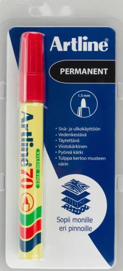 Artline Huopakyna 70 1,5Mm Punainen