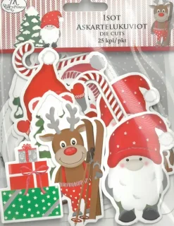 Askartelukuvio Iso Joulumaa 25Kpl/Pkt