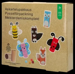 Askartelupakkaus Elaimia Paperirullasta