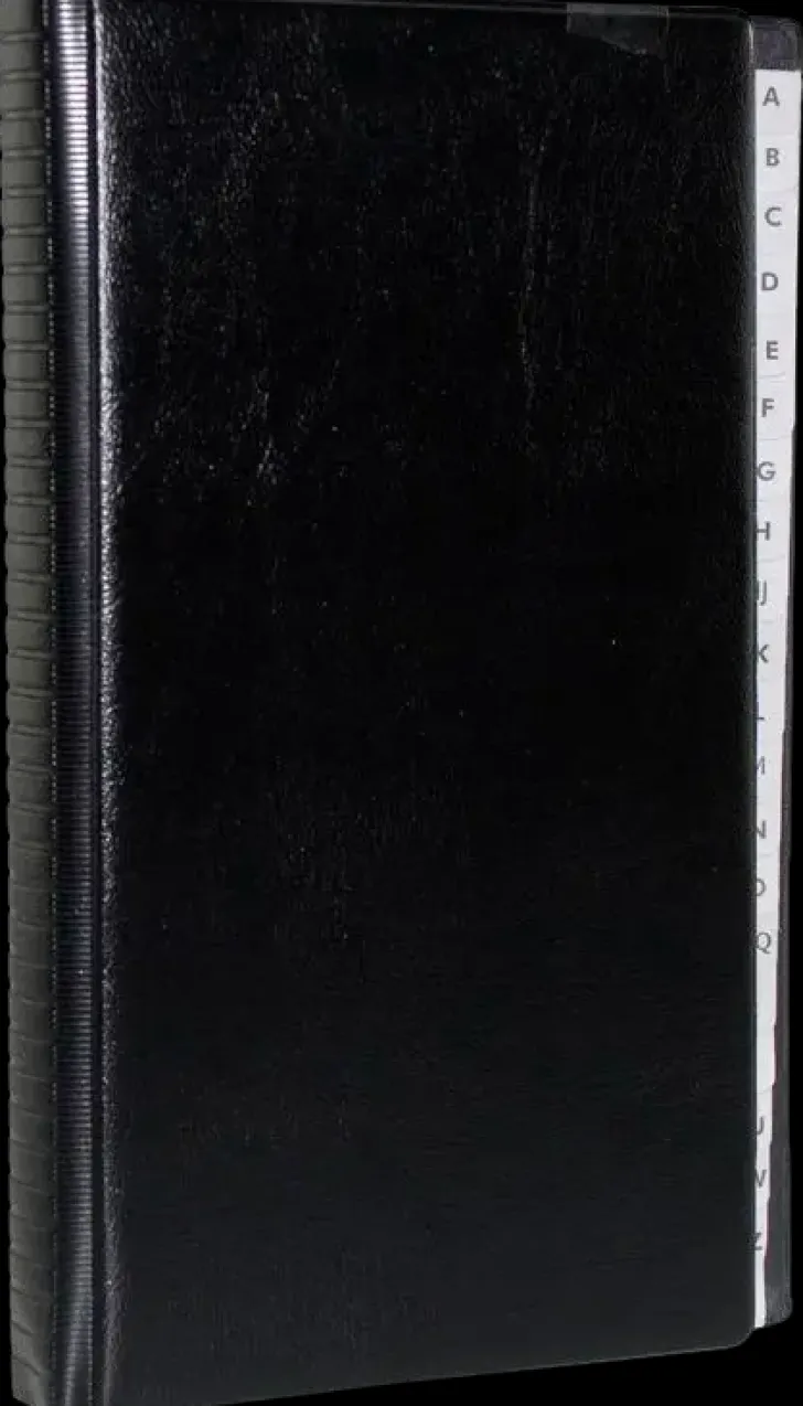 Bnt Scandinavia Puhelinmuistio Musta A-O/A-Z