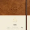 Burde Kalenteri 2024 Business Forma Deluxe Ruskea
