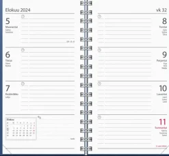 Burde Kalenteri 2024 Master Savanna Sininen