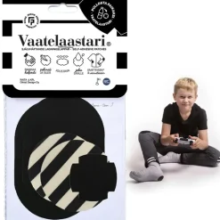 Fabpatch Vaatelaastari, Raita - Helppo, Hankaamalla Kiinnittyva Tekstiilien Korjauspaikka