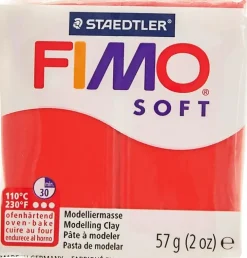 Fimo Soft Muovailumassa, Intianpunainen, 57 G