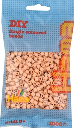 Hama Midi Silityshelmet Pussissa, 1000 Kpl, Beige