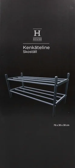 House Kenkateline 2-Kerrosta Tummanharmaa 76X30X38Cm