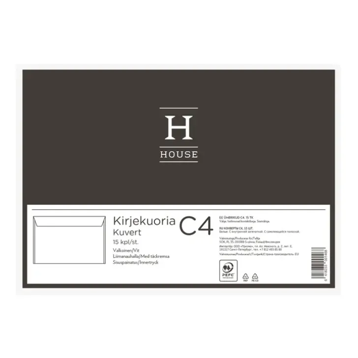 House Kirjekuori C4 Liimanauhalla 15Kpl