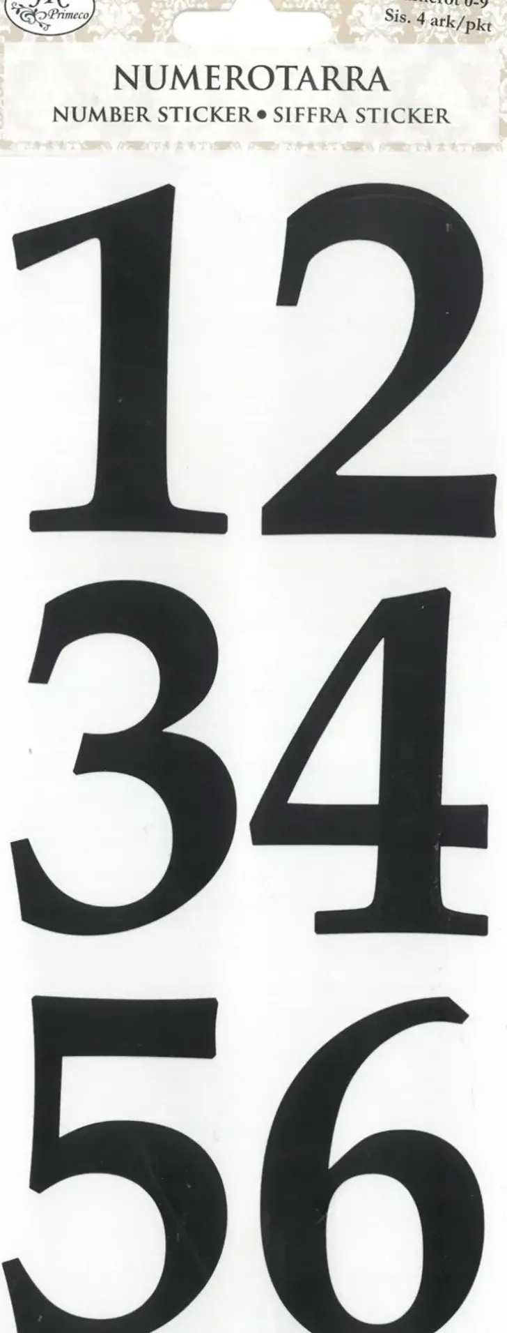 J.K. Primeco Numerotarra Iso 4Ark