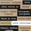 J.K. Primeco Tekstitarra Joulusanonnat Musta-Natur