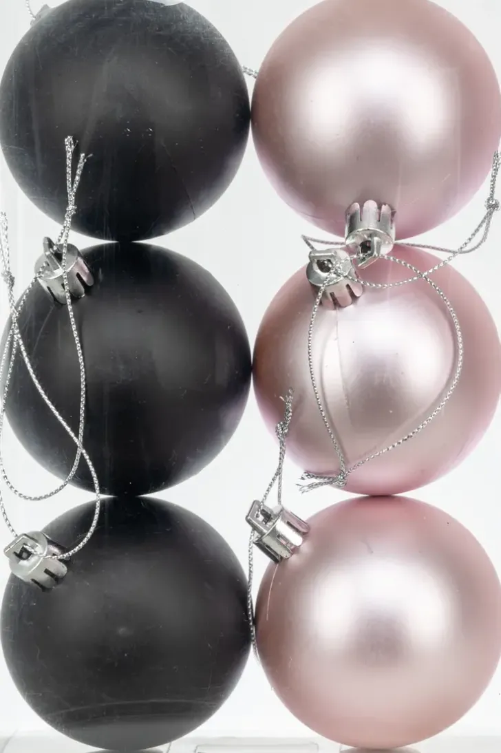 Joulupallo 6 Cm Matta 6 Kpl