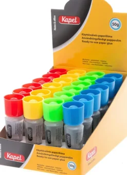 Kapel Paperiliima Heti Valmis 50 G Lajitelma Display