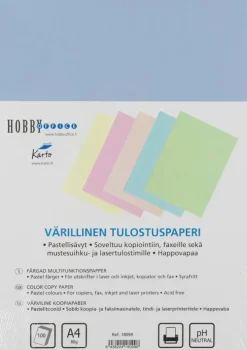 Karto Tulostuspaperi A4 Pastelli