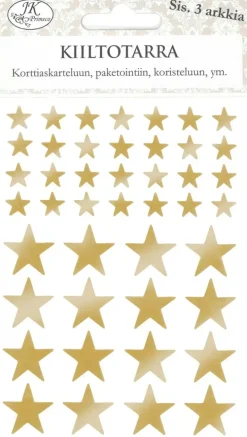 Kiiltotarra Tahti Pieni Kulta 3Ark/Pkt
