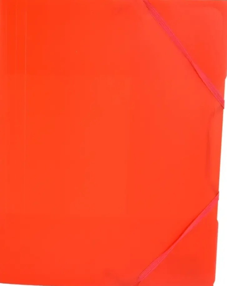 Kulmalukkokansio A4 Pp Punainen Huurre