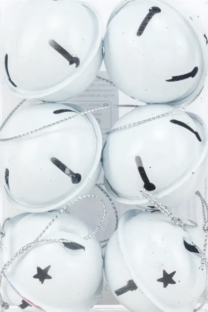 Kuusenkoriste Kello 4 Cm 6 Kpl