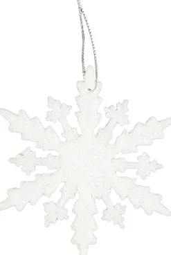 Kuusenkoriste Lumihiutale 6 Kpl, Valkoinen