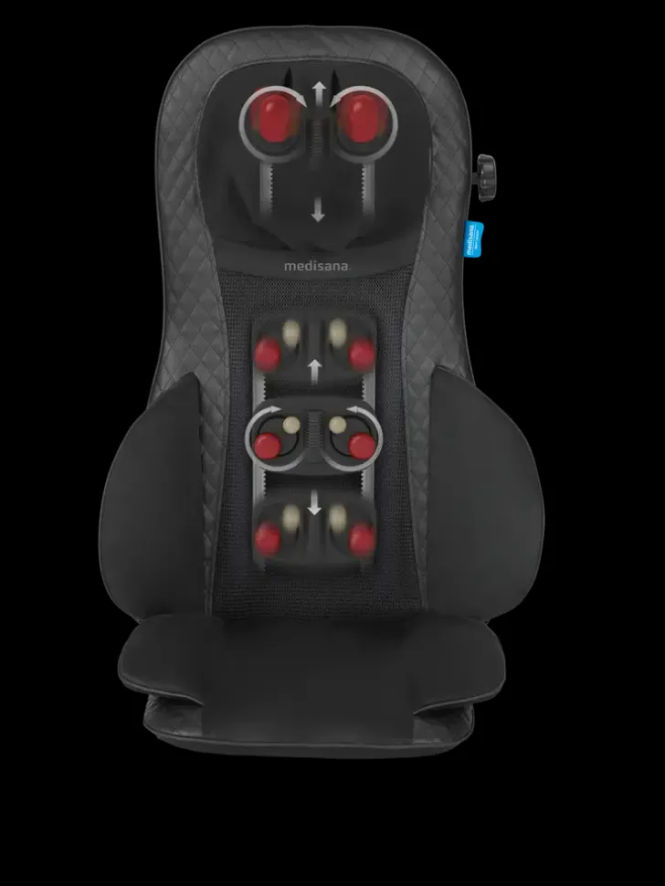 Medisana Shiatsu-Akupainanta Hierontaistuin Musta Mcg820