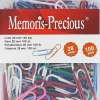 Memoris Precious Paperiliitin 28Mm Varillinen 100Kpl
