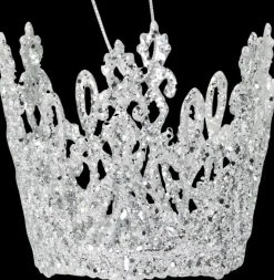 75Mm Filigraanikruunu Hopeaglitteri