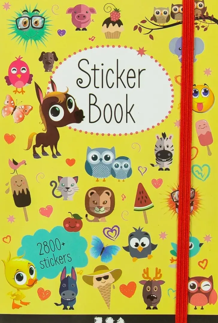 Nellen Tarrakirja 80 Sivua 2800 Erilaista Tarraa