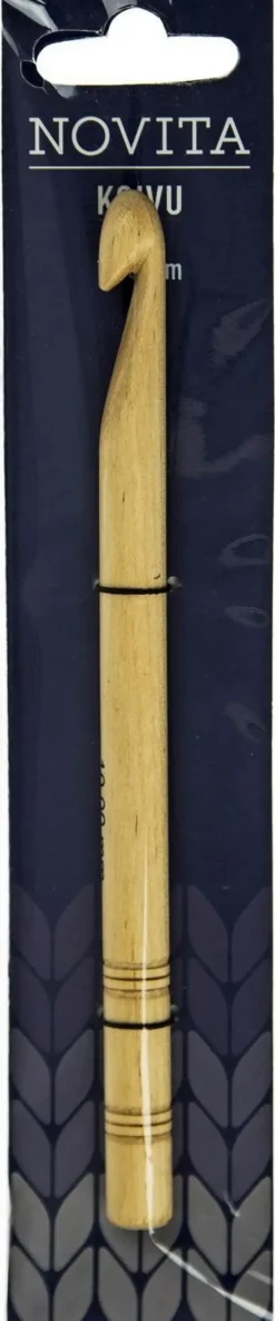 Novita Virkkuukoukku Koivu 15 Cm 10 Mm