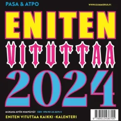 Pasa, Atpo, Eniten Vituttaa 2024 -Kalenteri