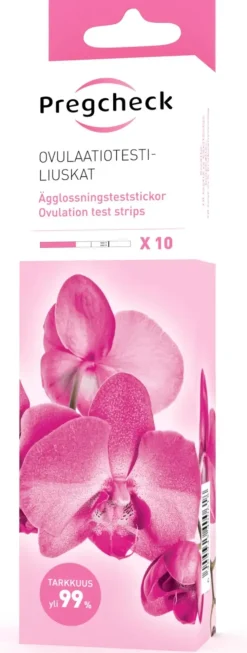 Pregcheck Ovulaatiotestiliuskat 10Kpl