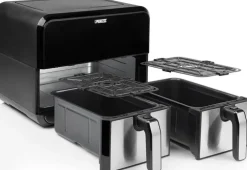 Princess 182074 Airfryer Tupla, 2X4L