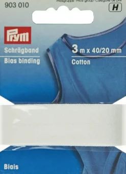Prym Vinonauha 20Mm/3M Valkoinen