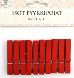 Pyykkipojat Iso Punainen 10Kpl/Pkt