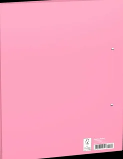 Quattro Color Rengaskansio A4 Roosa