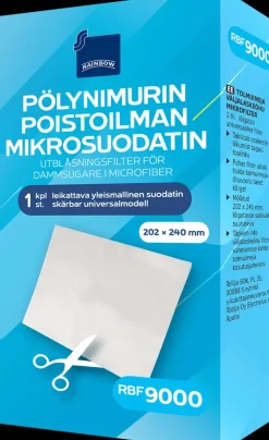 Rainbow Polynimurin Poistoilman Mikrosuodatin Rbf9000 Leikattava