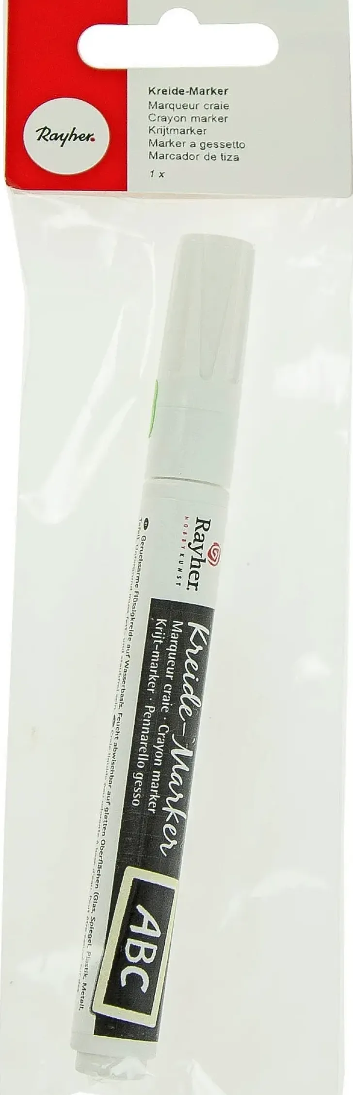 Rayher Liitutussi 2-6 Mm Viistokarki Valkoinen