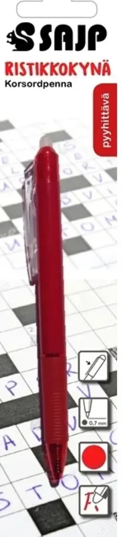 Ristikkokyna 0,7Mm 1 Kpl Punainen Sajp