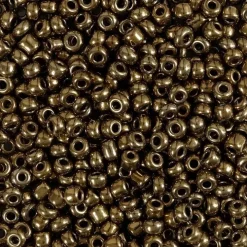 Rocaille-Siemenhelmet, Pronssi, Halk. 3 Mm, Koko 8/0 , Aukon Koko 0,6-1,0 Mm, 25 G/ 1 Pkk