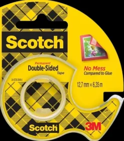 Scotch® Kaksipuolinen Teippi 136D Uk-Noeu, 12,7 Mm X 6,3 M