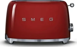 Smeg Tsf01Rdeu 2-Viipaleen Leivanpaahdin Punainen