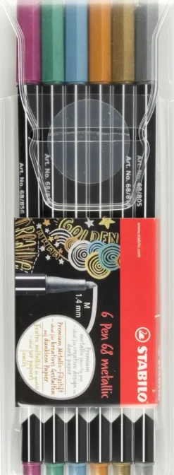 Stabilo Pen 6806/8-11 Metallivarilajitelma 6Kpl