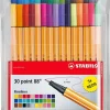 Stabilo Tussikyna Point 88 Fineliner 30 Varia