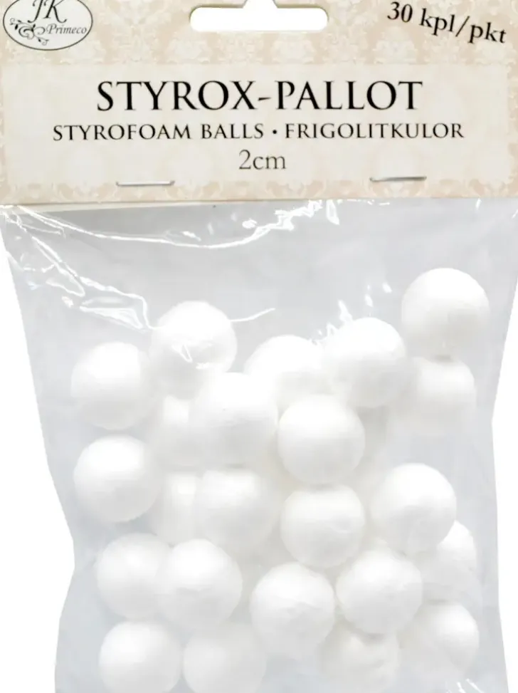 Sunlit Styrox-Pallo 2Cm