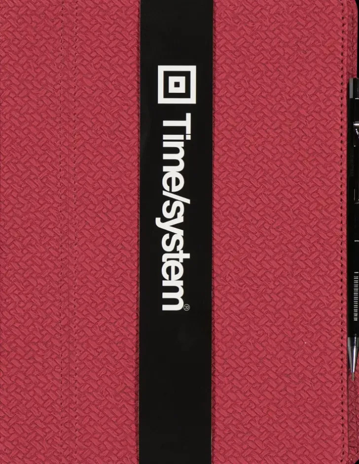 Vuosikalenteri Time System Memory A5 Burgundy 2024